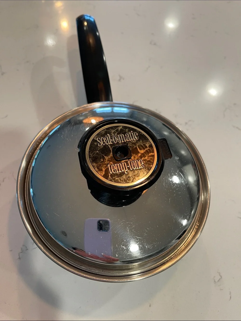 Vintage Seal-O-Matic 7” Stainless Steel Cooking Pan